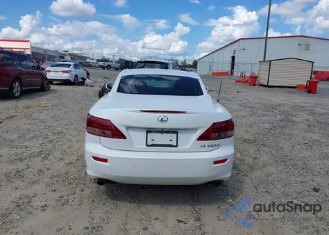 2012 Lexus Is 250C из США, поврежденный, VIN JTHFF2C29C2525499